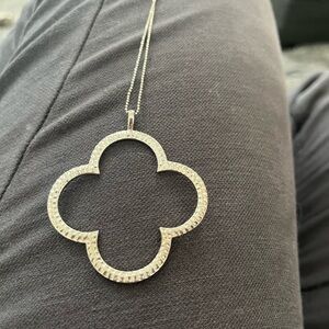 Heidi klum sterling silver 16” chain w/pendant